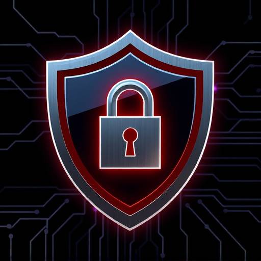 A stylized shield representing data privacy and security.
