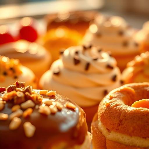 An assortment of delectable pastries
