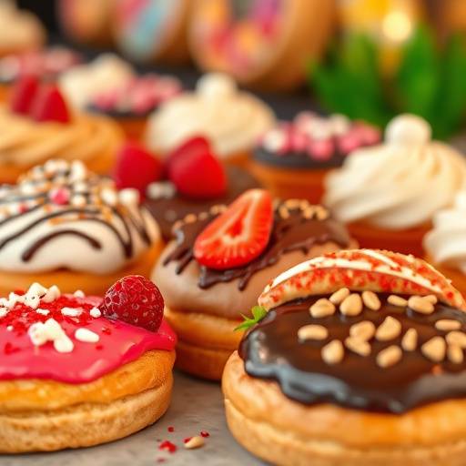 An assortment of delectable pastries